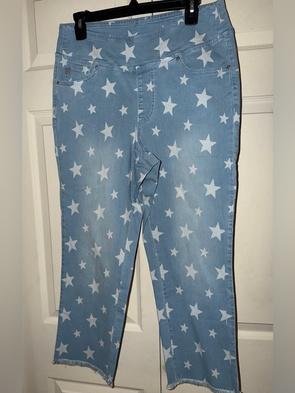 Belle by Kim Gravel Jeans with Star Design - Size 12 - NWOT